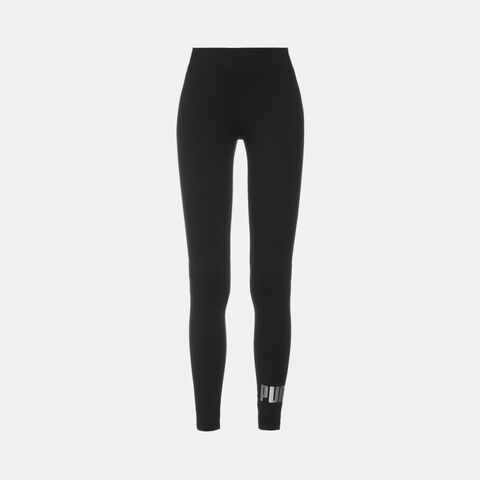 Leggings Con Logotipo, Negro Leggings Con Logotipo, Negro